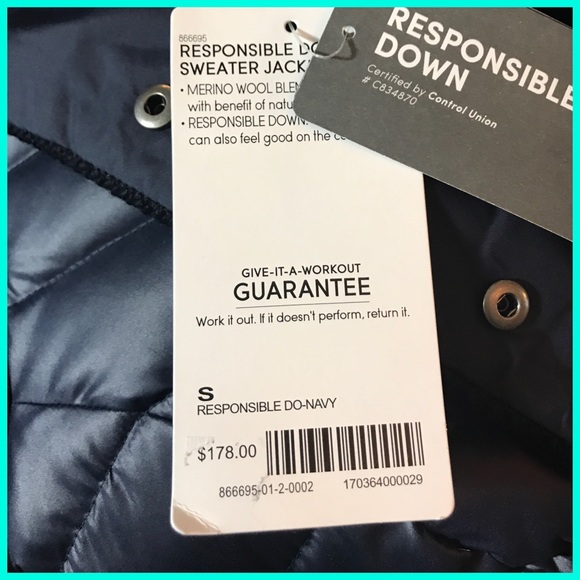 💥SAVE $100 💥New Athleta Responsible/Down Jacket - Picture 7 of 8